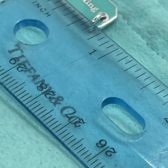 RARE Tiffany Something Blue for the Bride Wedding Charm or Pendant Blue Enamel - Picture 9 of 10